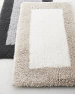 Image 2 of 2: Graccioza Bicolor Bath Rug, 39" x 24"