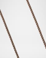 Image 8 of 8: David Yurman Men's Box Chain Necklace in 18K Gold, 2.7m, 22"L