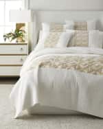 Image 2 of 2: Callisto Home Tornito Channel-Quilted King Quilt