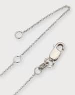 Image 3 of 5: Roberto Coin 18K White Gold Diamond Dragonfly Necklace