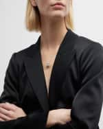 Image 5 of 5: Roberto Coin 18K White Gold Diamond Frog Necklace