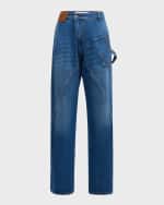 Image 1 of 6: JW Anderson Twisted Workwear Jeans