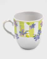 Image 2 of 2: MacKenzie-Childs Green Wildflowers Mug