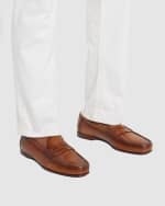 Image 2 of 5: Ralph Lauren Purple Label Men's Chalmers Leather Penny Loafers