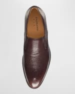 Image 3 of 3: Magnanni Men's Lima Peccary Leather Loafers