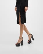 Image 2 of 6: Stuart Weitzman Ryder Ankle-Buckle Platform Sandals