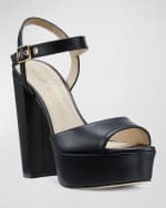 Image 5 of 6: Stuart Weitzman Ryder Ankle-Buckle Platform Sandals