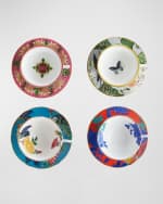 Image 2 of 2: Wedgwood Wonderlust Teacups & Saucers, Set of 4