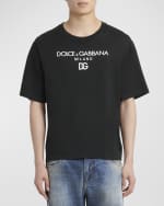 Image 3 of 6: Dolce&Gabbana Men's Jersey Logo T-Shirt