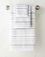 Image 1 of 3: Kassatex Hudson Stripe Wash Towel