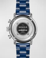 Image 2 of 4: Shinola 40mm The Canfield Sport Chronograph Ceramic Bracelet Watch