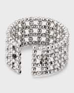 Image 3 of 5: Platinum Born Stardust Ring, Size about 6.5 to 7.5