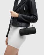 Image 3 of 6: Whiting & Davis Flower Crystal Long Clutch Bag