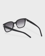 Image 2 of 5: Saint Laurent YSL Square Acetate Sunglasses