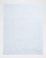 Image 2 of 2: Ralph Lauren Childrenswear Boy's Pointelle Teddy Bear Blanket