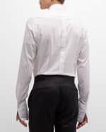 Image 3 of 6: Dolce&Gabbana Men's Bib-Front Tuxedo Shirt