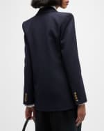 Image 5 of 6: Saint Laurent 4-Pocket Blazer Jacket