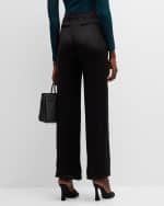 Image 4 of 6: Saint Laurent Silk Trouser Pants