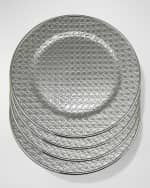 Image 3 of 3: American Atelier Impressions Electroplated Charger Plates, Set of 4