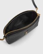 Image 5 of 6: Saint Laurent Gaby Mini YSL Crossbody Bag in Quilted Leather