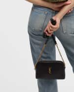 Image 3 of 6: Saint Laurent Gaby Mini YSL Crossbody Bag in Quilted Leather