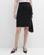 Image 2 of 6: St. John Compact Boucle Knit Skirt