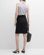 Image 3 of 6: St. John Compact Boucle Knit Skirt