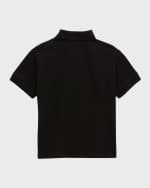 Image 5 of 6: Versace Boy's Embroidered Medusa Head Polo Shirt, Size 4-6