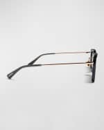 Image 2 of 3: Jacquemus Les Lunettes Soli Acetate Rectangle Sunglasses