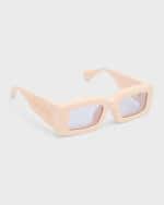 Image 1 of 5: Jacquemus Les Lunettes Tupi Acetate Rectangle Sunglasses