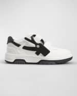 Image 1 of 5: Off-White Kid's Out Of Office Leather Sneakers, Size Toddler/Kids