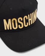 Image 3 of 3: Moschino Men's Cappello Logo 5-Panel Baseball Cap