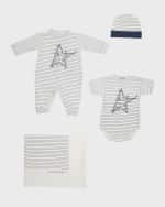 Image 1 of 5: Golden Goose Boy's Stripes And Doodles Baby Gift Set, Size Newborn-9M
