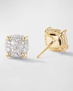 Image 3 of 3: David Yurman Chatelaine Earrings with Diamonds in 18K Gold, 7mm