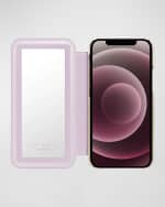 Image 4 of 4: Ted Baker Floral Mirror Folio iPhone 14 Plus Case