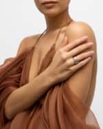 Image 5 of 5: Buccellati Blossoms Eternelle Sterling Silver Diamond Ring, EU 55 / US 7.25