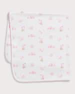 Image 1 of 2: Kissy Kissy Girl's Hole In One Blanket