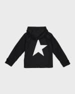 Image 5 of 5: Golden Goose Boy's Star Logo-Print Windbreaker, Size 12