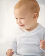 Image 3 of 5: Ralph Lauren Childrenswear Boy's Striped Organic Cotton Top W/ Footed Pants, Size Newborn-9M