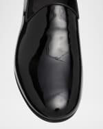 Image 4 of 6: ZEGNA Men's Palermo Pantent Leather Loafers