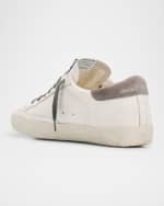 Image 2 of 5: Golden Goose Men's Super-Star Leather Low-Top Sneakers