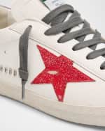 Image 5 of 5: Golden Goose Men's Super-Star Leather Low-Top Sneakers