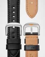 Image 4 of 4: Shinola Men's Canfield Leather Watch, 43mm