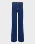 Image 1 of 4: L'Agence Clayton High Rise Wide-Leg Jeans