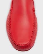 Image 4 of 6: Manolo Blahnik Men's Mayfair 197 Leather Drivers