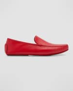 Image 1 of 6: Manolo Blahnik Men's Mayfair 197 Leather Drivers