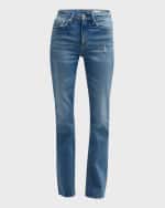 Image 1 of 6: Rag & Bone Peyton Mid-Rise Bootcut Jeans