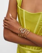 Image 2 of 5: Alexis Bittar Solanales Large Twisted Cuff