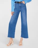 Image 1 of 6: FRAME Le Palazzo Cropped Jeans