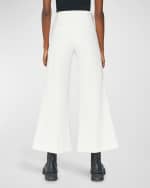 Image 3 of 6: FRAME Le Crop Palazzo Trousers